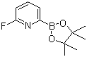 结构式 CAS# 842136-58-7, 6-氟吡啶-2-硼酸频哪醇酯