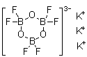 Potassium trioxohexafluorotriborate molecular structure (CAS 84282-33-7)