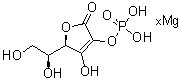 Ascorbic acid 2-phosphate magnesium salt molecular structure (CAS 84309-23-9)