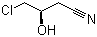 (R)-4-氯-3-羟基丁腈分子结构 (CAS 84367-31-7)