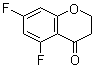 结构式 CAS# 844648-22-2, 5,7-二氟二氢苯并吡喃-4-酮