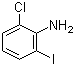 结构式 CAS# 84483-28-3, 2-氯-6-碘苯胺