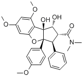 structure of CAS# 84573-16-0, Rocaglamide