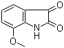 structure of CAS# 84575-27-9, 7-Methoxyisatin;7-Methoxy-1H-indole-2,3-dione