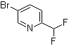 结构式 CAS# 845827-13-6, 5-溴-2-(二氟甲基)吡啶
