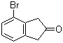 结构式 CAS# 846032-36-8, 4-溴-1,3-二氢-2H-茚-2-酮