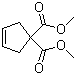 structure of CAS# 84646-68-4, Dimethyl 3-Cyclopentene-1,1-dicarboxylate;Dimethyl 3-cyclopentene dicarbonate