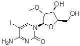 结构式 CAS# 847650-69-5, 5-碘-2'-O-甲基胞苷