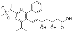 structure of CAS# 847849-66-5, Desfluoro Rosuvastatin calcium salt;(3R,5S,E)-3,5-Dihydroxy-7-(4-isopropyl-2-(N-methylmethylsulfonamido)-6-phenylpyrimidin-5-yl)hept-6-enoic acid