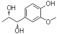 结构式 CAS# 848031-94-7, (1S,2S)-1-(4-羟基-3-甲氧基苯基)-1,2-丙二醇