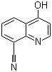 structure of CAS# 848128-91-6, 4-Hydroxyquinoline-8-carbonitrile