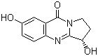 structure of CAS# 84847-50-7, Vasicinolone;(S)-2,3-Dihydro-3,7-dihydroxypyrrolo[2,1-b]quinazolin-9(1H)-one