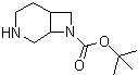结构式 CAS# 848591-80-0, 3,8-二氮杂二环[4.2.0]辛烷-8-羧酸叔丁酯
