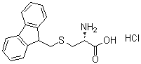 结构式 CAS# 84888-34-6, S-(9H-芴-9-基甲基)-L-半胱氨酸盐酸盐