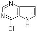 结构式 CAS# 84905-80-6, 4-氯-5H-吡咯并[3,2-d]嘧啶