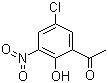 structure of CAS# 84942-40-5, 5'-Chloro-2'-hydroxy-3'-nitroacetophenone;1-(5-Chloro-2-hydroxy-3-nitrophenyl)ethanone
