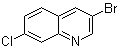 structure of CAS# 84973-05-7, 3-Bromo-7-chloroquinoline