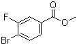 结构式 CAS# 849758-12-9, 4-溴-3-氟苯甲酸甲酯