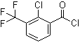 structure of CAS# 850156-39-7, 2-Chloro-3-trifluoromethylbenzoyl chloride