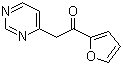 structure of CAS# 851371-60-3, 1-(2-Furyl)-2-pyrimidin-4-ylethanone