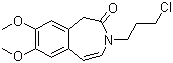 3-(3-Chloropropyl)-1,3-dihydro-7,8-dimethoxy-2H-3-benzazepin-2-one molecular structure (CAS 85175-59-3)
