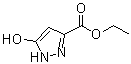 structure of CAS# 85230-37-1, 5-Hydroxy-1H-pyrazole-3-carboxylic acid ethyl ester;Ethyl 5-hydroxy-1H-pyrazole-3-carboxylate