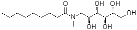 结构式 CAS# 85261-19-4, 壬基-N-甲基葡糖胺
