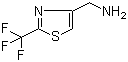 structure of CAS# 852854-39-8, 2-(Trifluoromethyl)-4-thiazolemethanamine