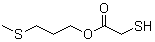 structure of CAS# 852997-30-9, Mercaptoacetic acid 3-(methylthio)propyl ester;2-Mercaptoacetic acid 3-(methylthio)propyl ester