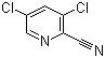 structure of CAS# 85331-33-5, 3,5-Dichloro-2-cyanopyridine;2-Cyano-3,5-dichloropyridine