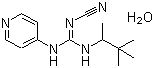 结构式 CAS# 85371-64-8, 吡那地尔; (+/-)-N-氰基-N'-4-吡啶基-N''-(1,2,2-三甲基丙基)胍