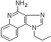 结构式 CAS# 853792-81-1, 1-丙基-1H-咪唑并[4,5-c]喹啉-4-胺