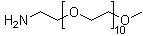 2,5,8,11,14,17,20,23,26,29,32-十一氧杂三十四烷-34-胺分子结构 (CAS 854601-60-8)