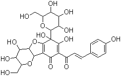 红花黄色素 A分子结构 (CAS 85532-77-0)