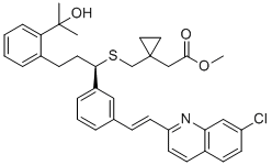 结构式 CAS# 855473-51-7, 孟鲁司特酸甲基酯