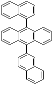 structure of CAS# 855828-36-3, 9-(1-Naphthyl)-10-(2-naphthyl)anthracene