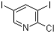 structure of CAS# 856169-60-3, 2-Chloro-3,5-diiodopyridine
