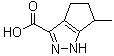 1,4,5,6-四氢-6-甲基-3-环戊烷并吡唑羧酸分子结构 (CAS 856256-49-0)