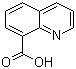 structure of CAS# 86-59-9, 8-Quinolinecarboxylic acid