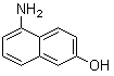 structure of CAS# 86-97-5, 5-Amino-2-naphthalenol;5-Amino-2-naphthol; 1-Amino-6-hydroxynaphthaline; 1-Amino-6-naphthol; 5-Amino-2-naphthol; 6-Hydroxy-1-naphthylamine; NSC 4012