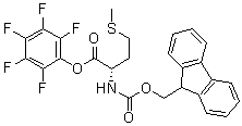 结构式 CAS# 86060-94-8, N-[芴甲氧羰基]-L-蛋氨酸五氟苯基酯