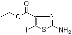 structure of CAS# 860646-12-4, 2-Amino-5-iodo-4-thiazolecarboxylic acid ethyl ester