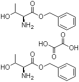结构式 CAS# 86088-59-7, L-苏氨酸苄酯半草酸盐