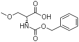 Cbz-O-Methyl-D-serine molecular structure (CAS 86096-35-7)