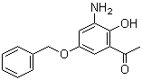 structure of CAS# 861841-90-9, 1-(3-Amino-5-benzyloxy-2-hydroxyphenyl)ethanone