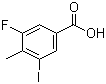 structure of CAS# 861905-94-4, 3-Fluoro-5-iodo-4-methylbenzoic acid