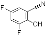 structure of CAS# 862088-17-3, 3,5-Difluoro-2-hydroxybenzonitrile