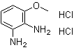 structure of CAS# 862270-90-4, 3-Methoxy-1,2-benzenediamine dihydrochloride;3-Methoxybenzene-1,2-diamine dihydrochloride