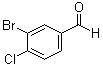 structure of CAS# 86265-88-5, 3-Bromo-4-chlorobenzaldehyde