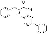 结构式 CAS# 862901-87-9, (alphaS)-alpha-([1,1'-联苯]-4-基氧基)苯丙酸